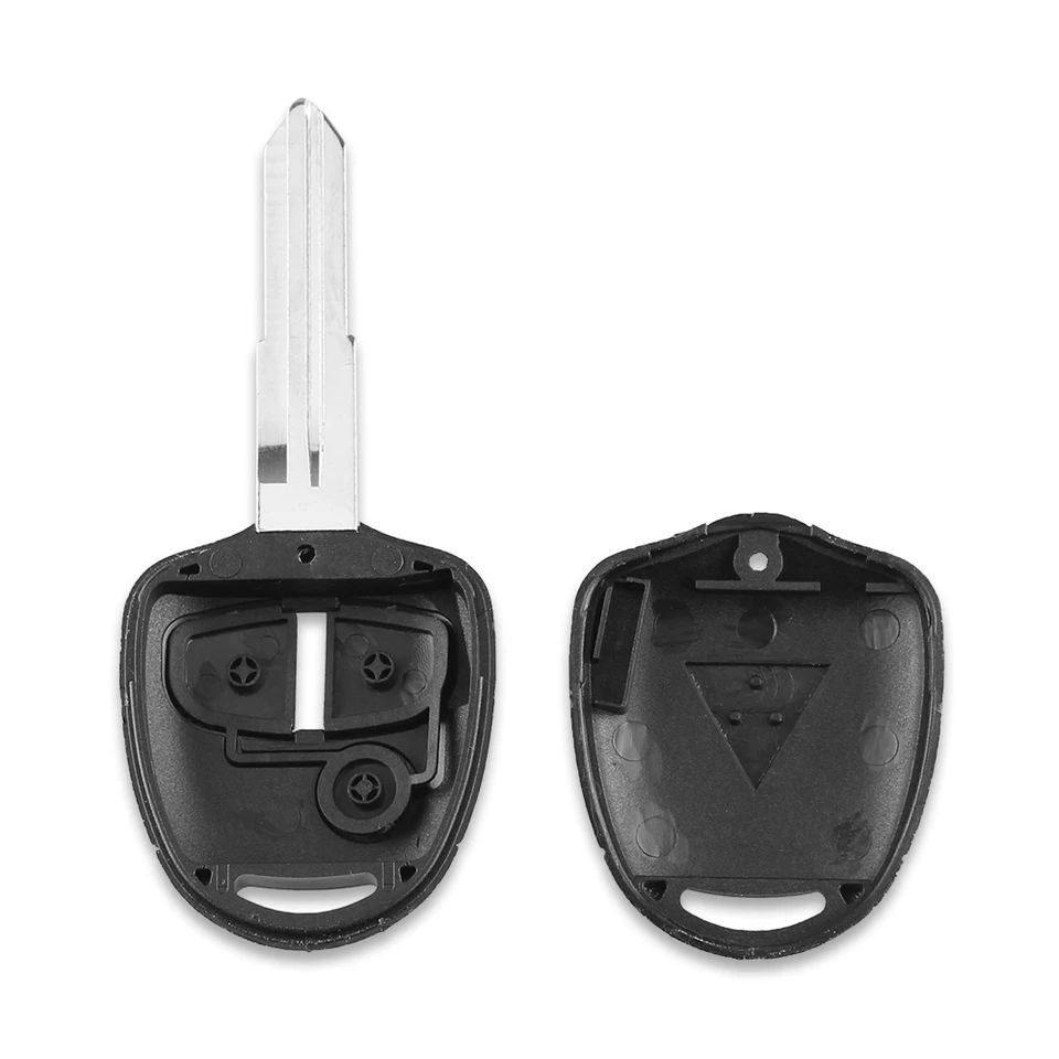 Carcasa De Llave Remota con Botón para Mitsubishi Lancer EX Evolution Grandis Outlander Triton Pajero ASX Sin Hoja (2 Buttons