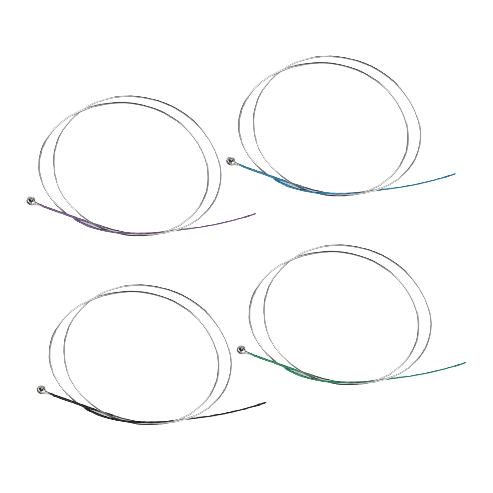 4/4 3/4 سلاسل الكمان مجموعة كاملة عالية الجودة سلاسل الكمان حجم 4/4 و أمبير 3/4 سلاسل الكمان سلاسل الصلب G D A و E سلاسل #5