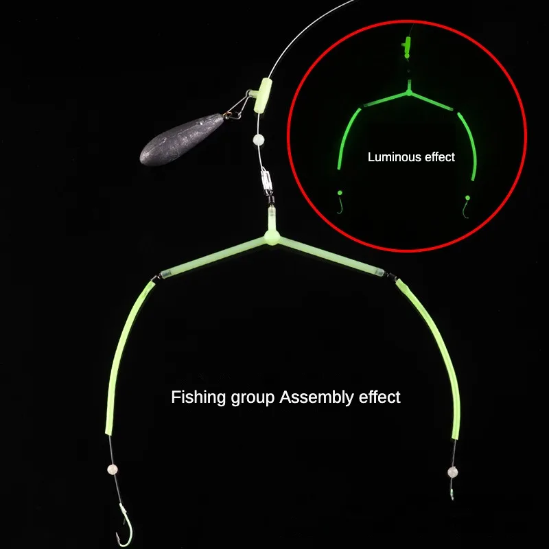 Balance Fishing Set Fishing FishLine Sub Line Bifurcation Device FishingHotHoy Luminous HerringboneFishingSea FishingAccessories