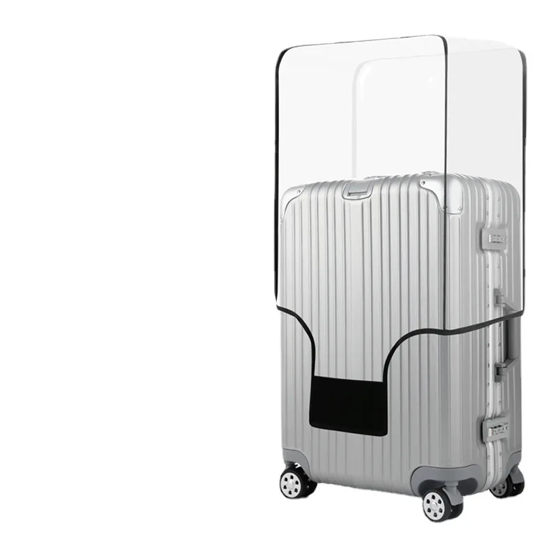 Housses de bagages en PVC transparent, housse de bagage étanche, housse anti-poussière pour valise à roulettes, accessoires de voyage