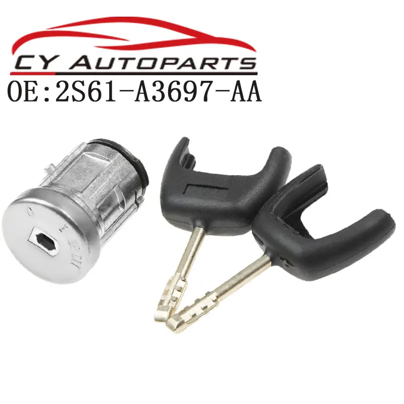 New Ignition Switch & Lock Barrel Cylinder Set + 2 Keys For Ford Transit MK7 06-ON 2S61-A3697-AA 2S61A3697AA 4355452