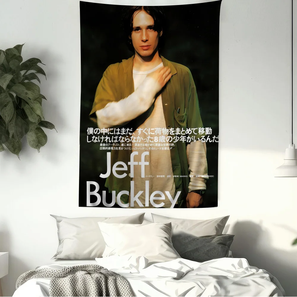 Jeff Buckley Singer Colorful Tapestry Wall Hanging Cheap Hippie Wall Hanging Bohemian Wall Tapestries Mandala Sheets