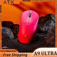 ATK Dragonfly A9 Ultra Mouse Wireless Mouse Paw3950 Double Modes Custom 8K Lightweight Gaming Mice PC Accessories For FPS Gamer