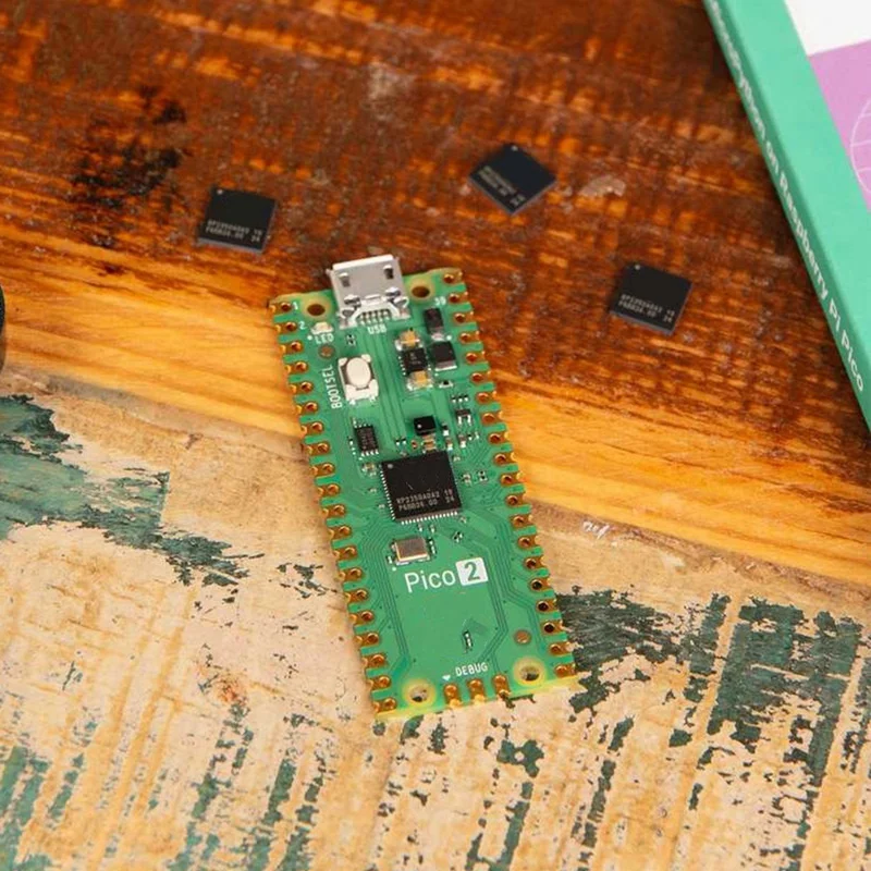Para placa microcontroladora Raspberry Pi Pico 2 RP2350 520KB 150Mhz, brazo Cortex-M33 RISC-V de código abierto Hazard3 núcleos