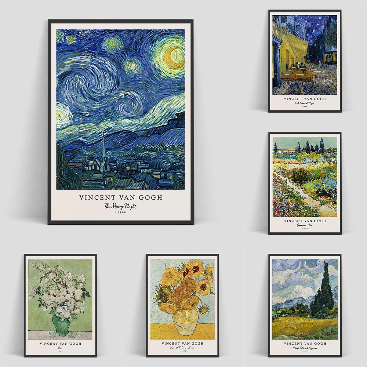 

Vincent Van Gogh Writings Prints and Posters Wall Decor Room Aesthetic Vintage Interior House Decoration Decorative Paintings