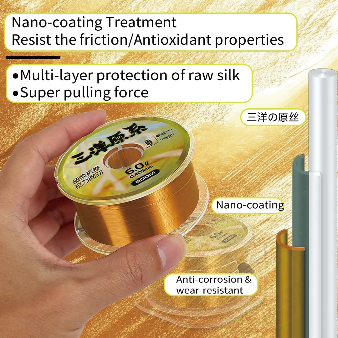 pesca pesca accesorios accesorios de pesca hilo trenzado pesca hilo de pesca herramientas dLínea de pesca monofilamento ZUKIBO Sany, 200M, 0,104, 0,405 MM, 4 - 33LB, resistente a la abrasión, 3 colores, novedad de 2025
