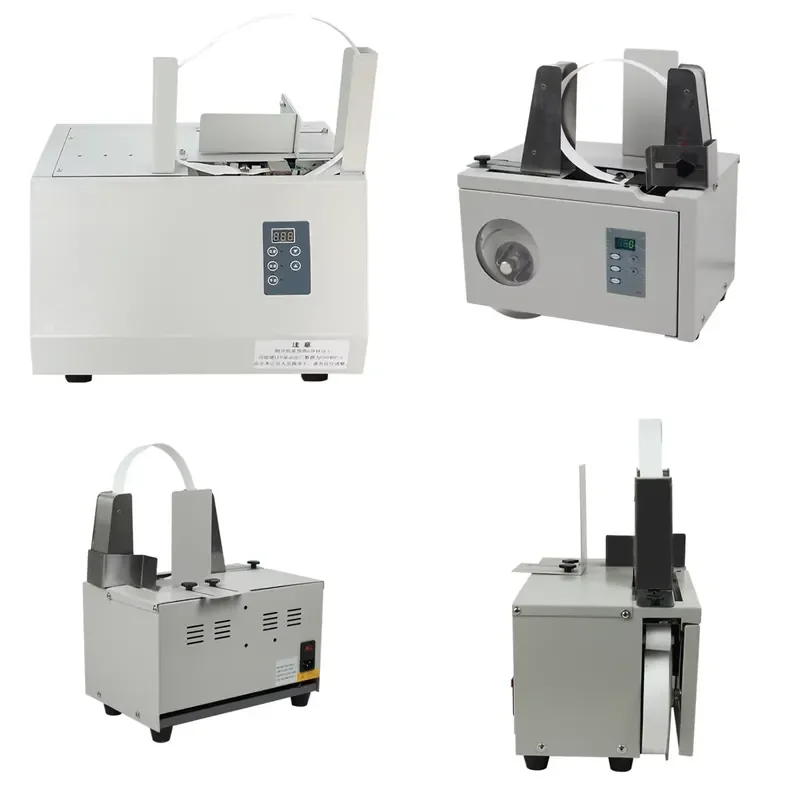 Small Smart Strapping Machine with CE for Currency 30mm Paper Tape