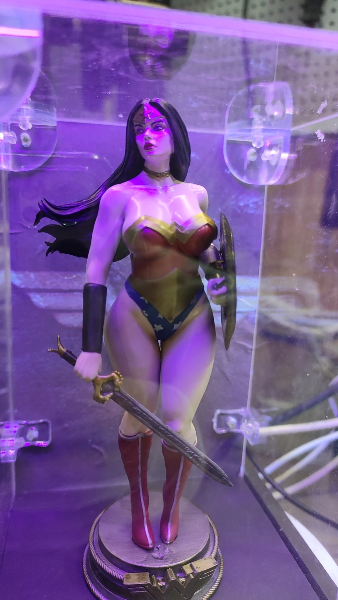 2024 Genuine Model Anime Dc Wonder Woman Movie Peripheral Sexy Handmade Home Decoration Model Collection Art Christmas Gift