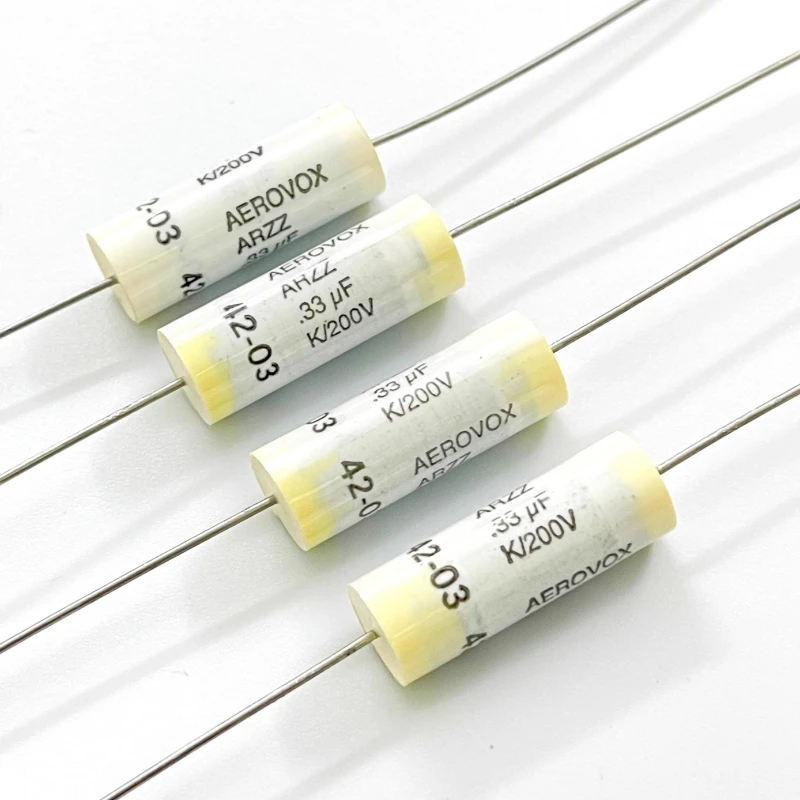 5 قطعة/الوحدة AEROVOX AREK 0.33 فائق التوهج 200V 0.47 فائق التوهج 200V النحاس القدم القصدير فيلم اقتران مكثف #4