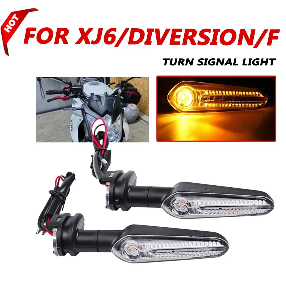 For YAMAHA XJ 6 XJ6 Diversion F DiversionF Motorcycle Accessories Front Rear LED Turn Signal Indicator Directional Flasher Lamps