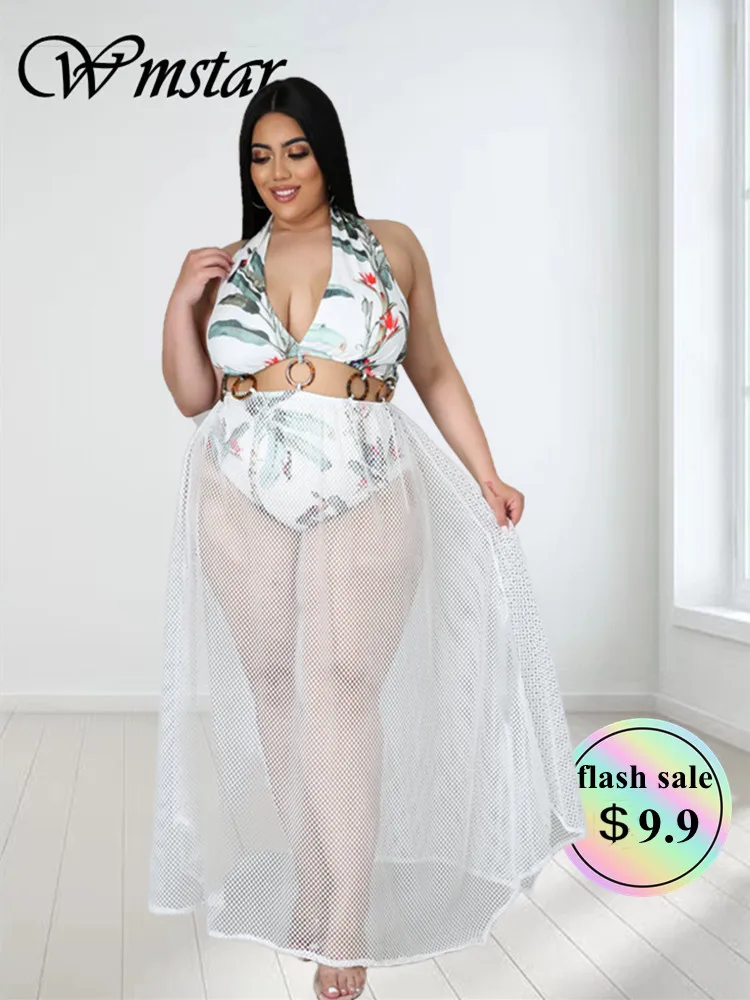 Wmsar Plus Size abiti donna vestiti estivi Sexy Holiday Patchwork Full Length Beach Style Maxi Dress Dropshipping all'ingrosso