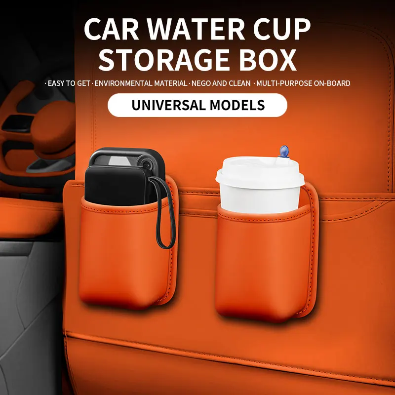 

Universal Car Cup Holder Expander | Water Bottle & Phone Storage | Car Accessories Storage Box