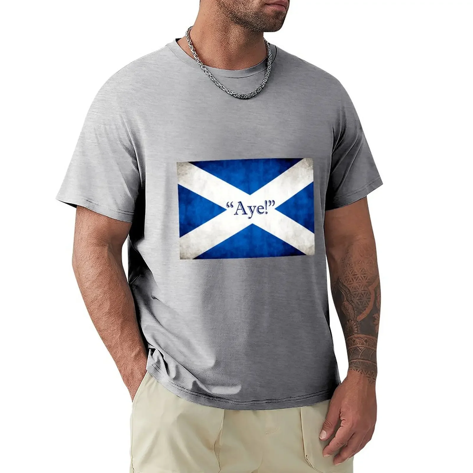 Scotland - AYE! T-shirt plus sizes tops mens t shirts