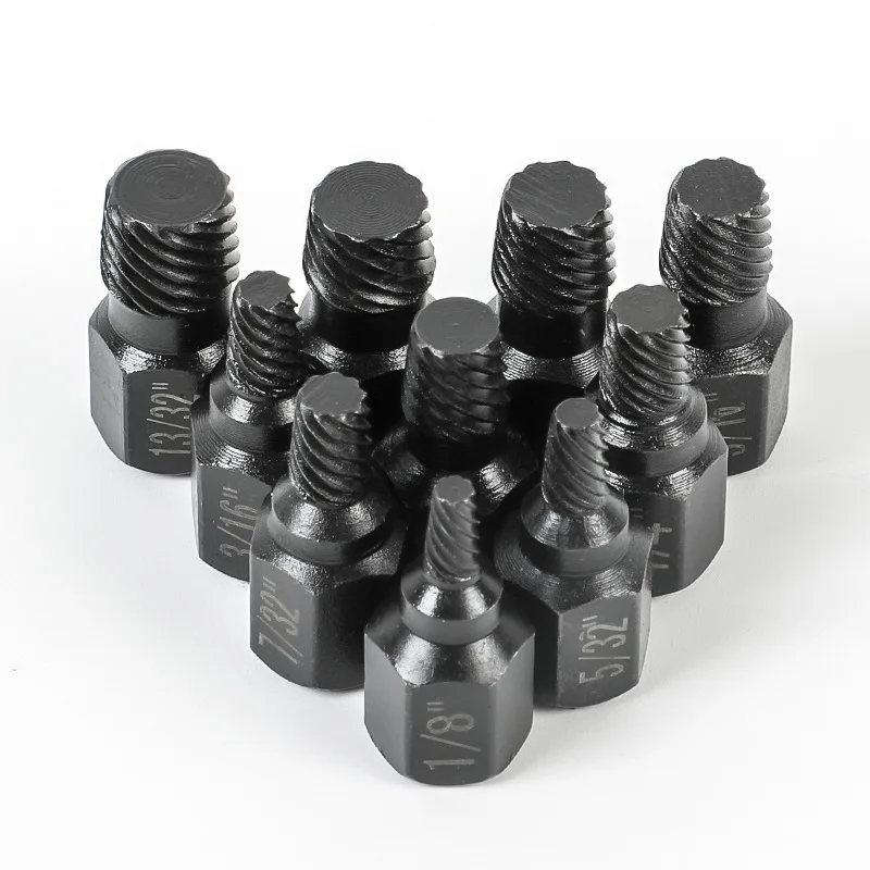 20Pcs Heavy Duty Hex Head Screw Extractor Upgrade for Broken Rust Damaged Bolts Suitable for Dewalt Makita Milwaukee Bosch