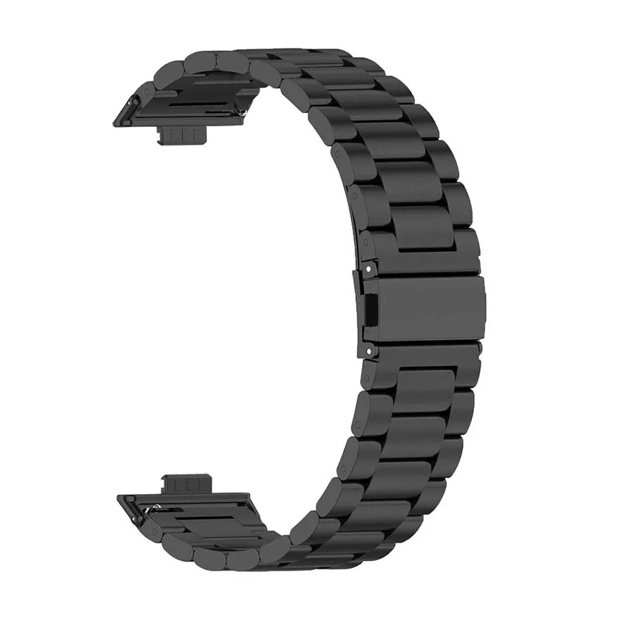 สายสแตนเลสโลหะสำหรับนาฬิกา Huawei ขนาดพอดีกับ3สายรัดข้อมือนาฬิกาอัจฉริยะสำหรับ Huawei Watch Fit 3สายรัดข้อมืออุปกรณ์เสริม Correa