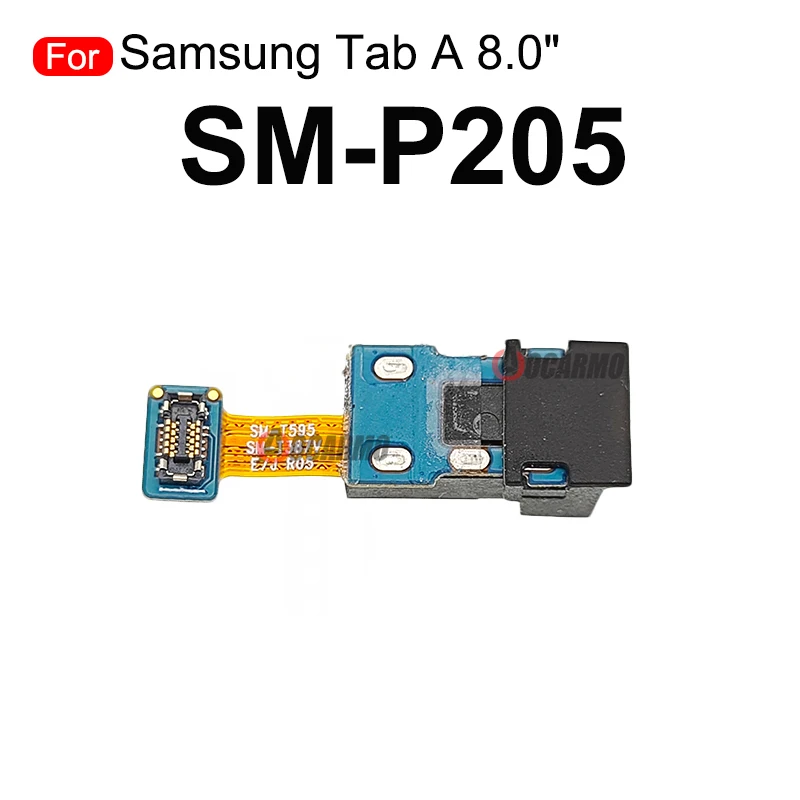 For Samsung Galaxy P205 Tab A 8.0 Inch Earphone Port Headphone Jack Flex Cable Replacement Parts SM-P205