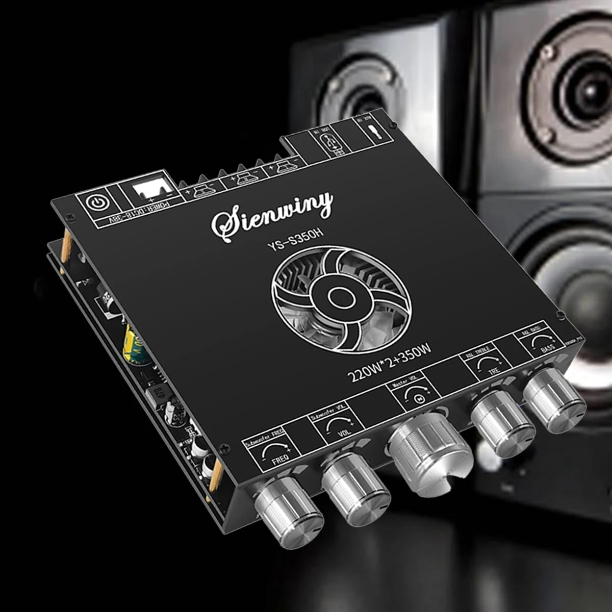 POP-lYS-S350H 2.1 ช่องบลูทูธเครื่องขยายเสียง TPA3255 220Wx2 + 350WHigh-Power ซับวูฟเฟอร์ Super 7498E เครื่องขยายเสียง