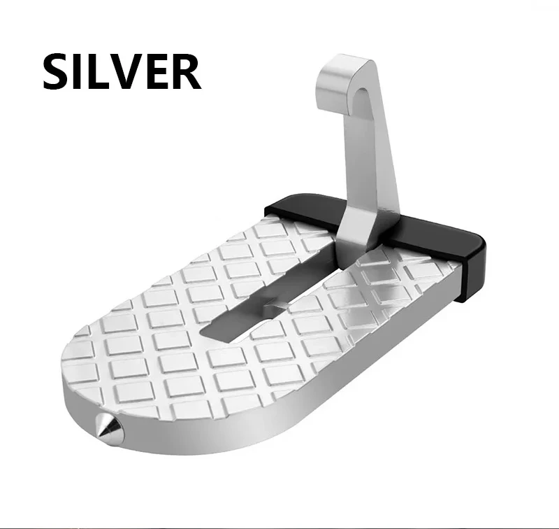 Faltbare Auto Dach Rack Schritt Auto Tür Schritt Latch Haken Hilfs Fuß Pedal Multifunktions Aluminium Legierung Sicherheit Hammer – Detail 4