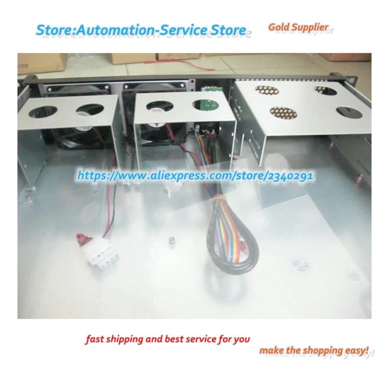 2U390 Chassi Curto 2U Servidor de Controle Industrial Firewall Chassi Industrial ATX PC Potência Profunda