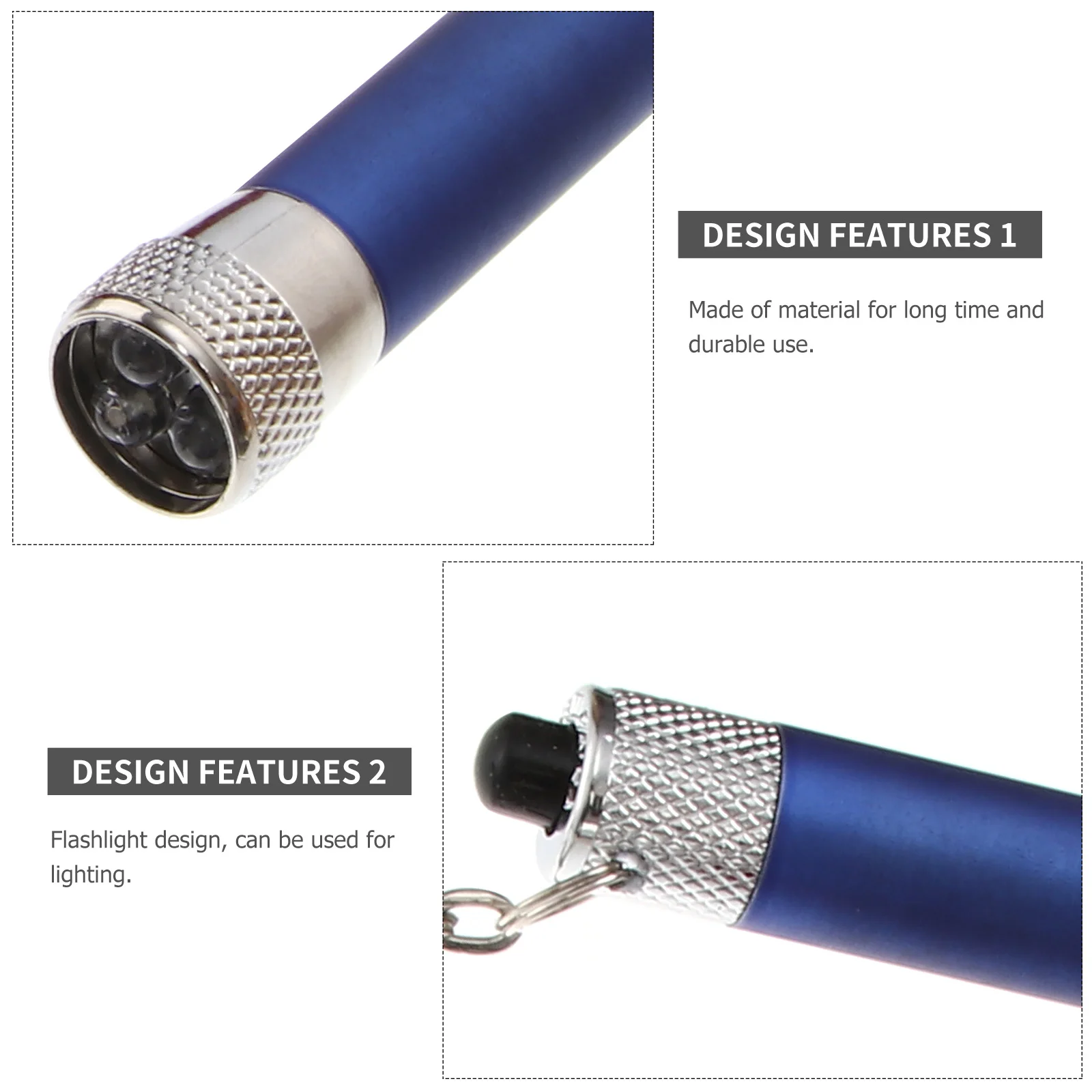 

5Pcs LED Light Flashlight Key Decoration Small Gift Decoration Durable Small Gift Stylish Bag Backpack Accessories