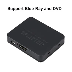 1080p 4K HDMI-kompatybilny rozdzielacz Full HD KVM Przełącznik HDCP Stripper Konwerter 1 wejście 2 wyjście Podwójny wyświetlacz do DVD HDTV