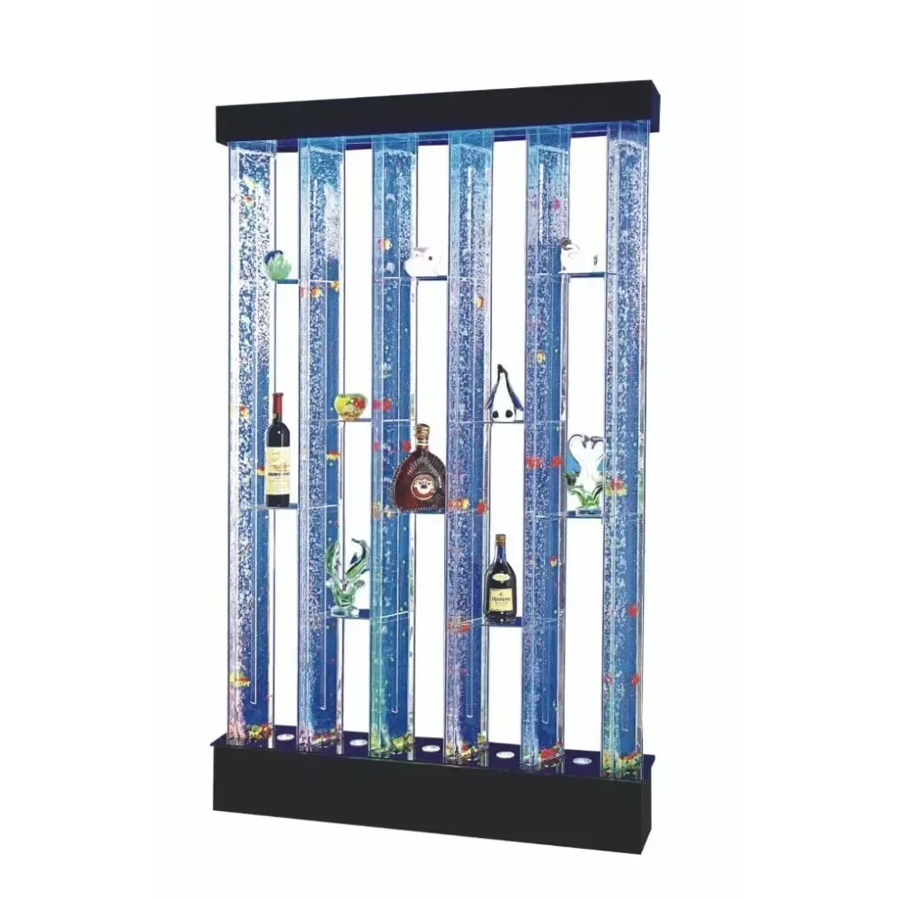 

Creative water bubble wall of large screen water curtain wall aquarium porch partition