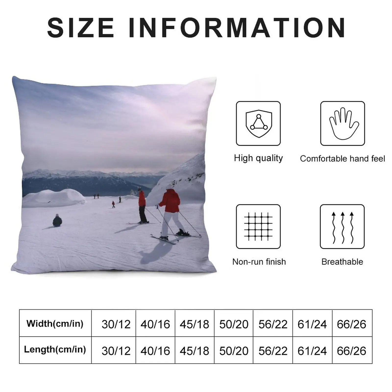 Ski slopes, Innsbruck Throw Pillow Cushions For Sofa Ornamental Pillow pillow