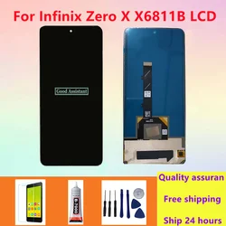 Original AMOLED For infinix zero x pro X6811 X6811B LCD Display Touch Screen Assembly For infinix zero x Panel Digitizer replace