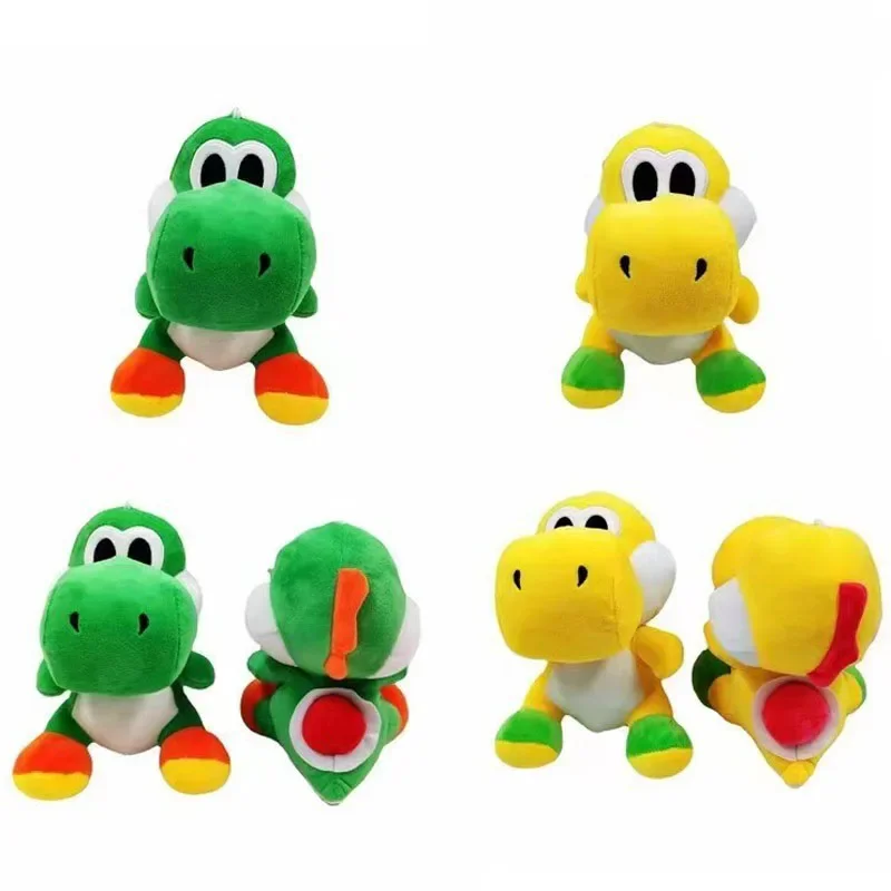 Super Mario Bros Staande Yoshi Draak Pluche Poppen Speelgoed Gevuld Zacht Super Mary Yoshi Sleutelhanger Hanger Kinderen Kerst Verjaardagscadeau