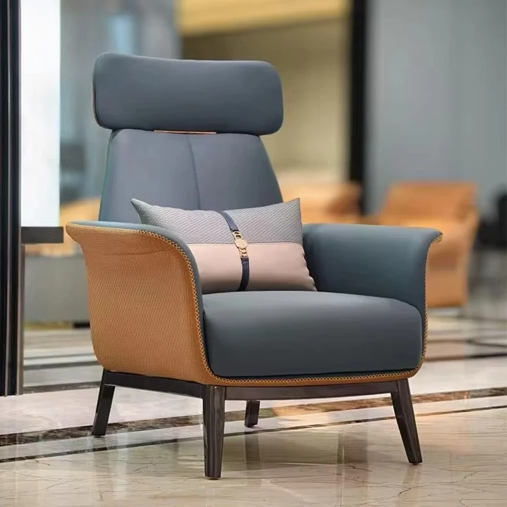 

Высококачественная современная вилла, отель, кофейня, квартира, кресло для отдыха, акцент, кресло для гостиной с пуфиком