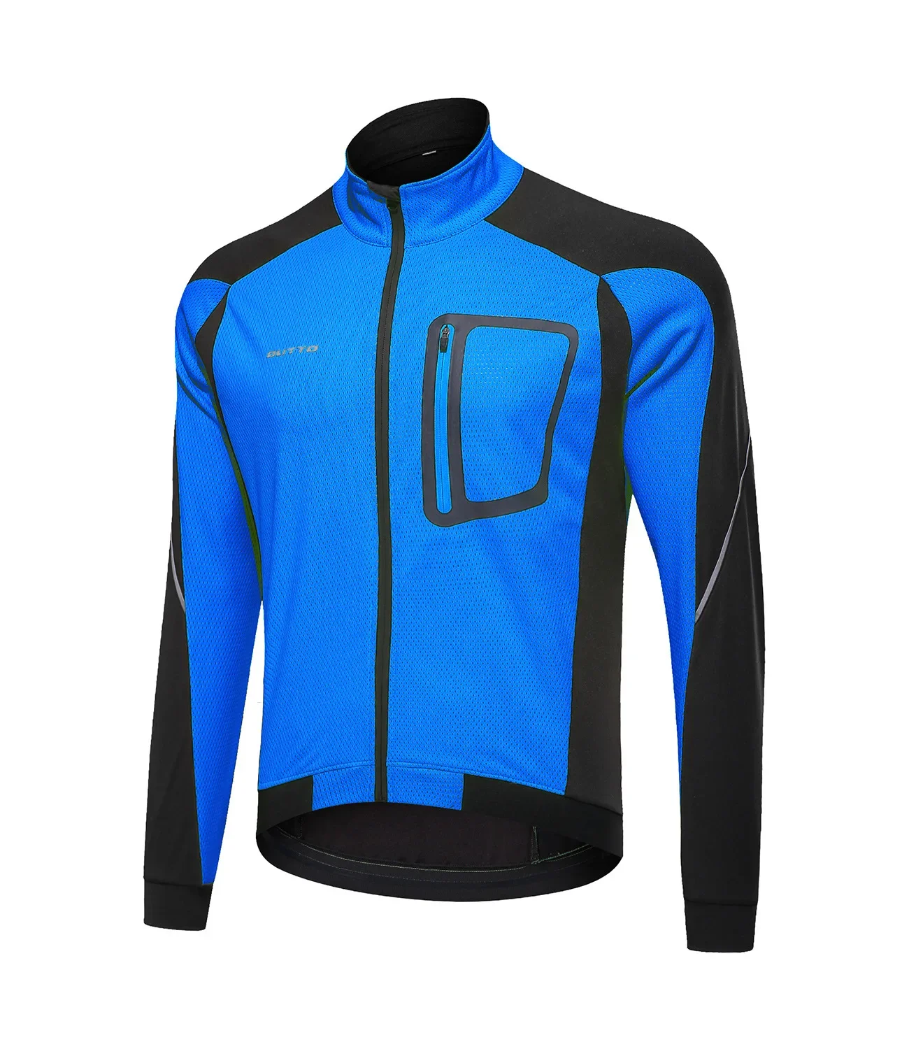 Fall and Winter Fleece Cycling Suit Warm Windshield Fleece Mountain Bike Jacket