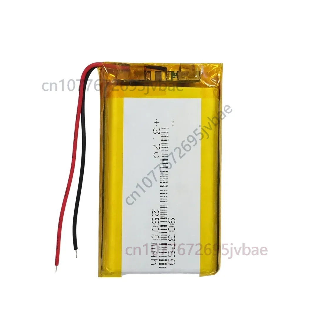 Replacement 903759 Battery 853560 2500mAh for Digital Speaker Walkie Talkie LED Solar Light