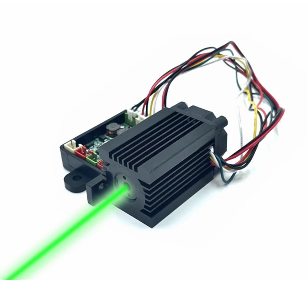 

532nm 200mW Green Laser Module TTL Stage Chamber Positioning