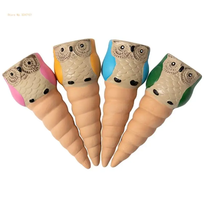 

4pcs Owl Self Watering Spikes Devices Terracotta Decorative Automatic Waterers Dropship