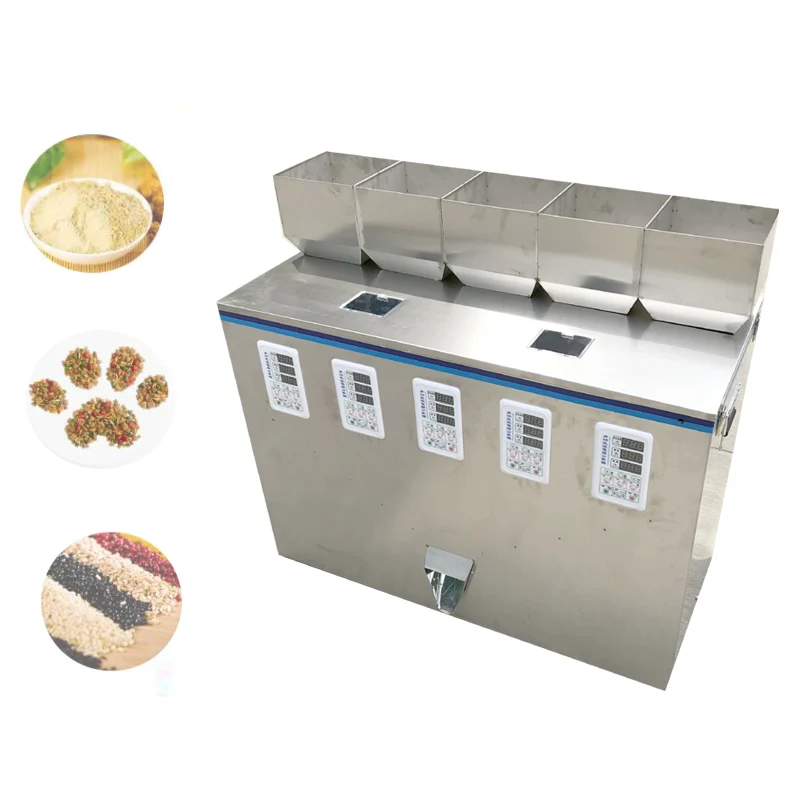 Multi-Function Spiral Path Weighing Packing Machine Tea Powder Rice Coffee Flour Multigrain Filling Machine