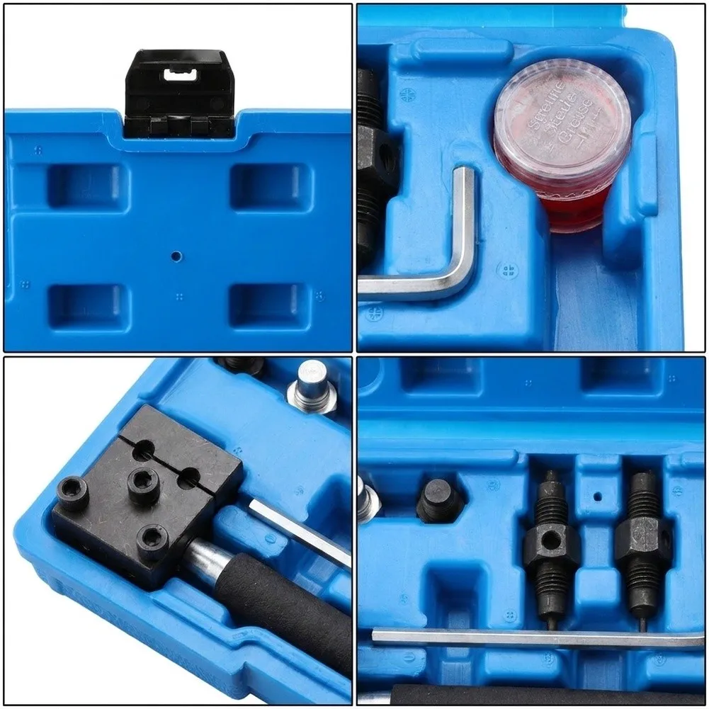 4.75mm Flaring Tool Brake Tube Flaring Tool High-strength Metal Construction Accurate Smooth Flaring Auto Brake Tube Expander