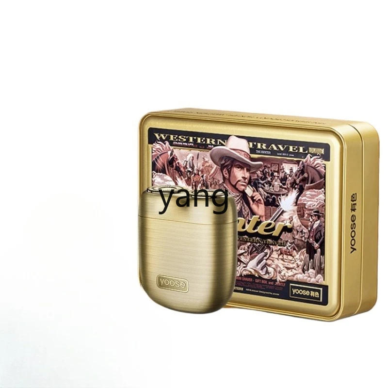 

Yjq electric razor men's portable razor for husband's birthday gift box