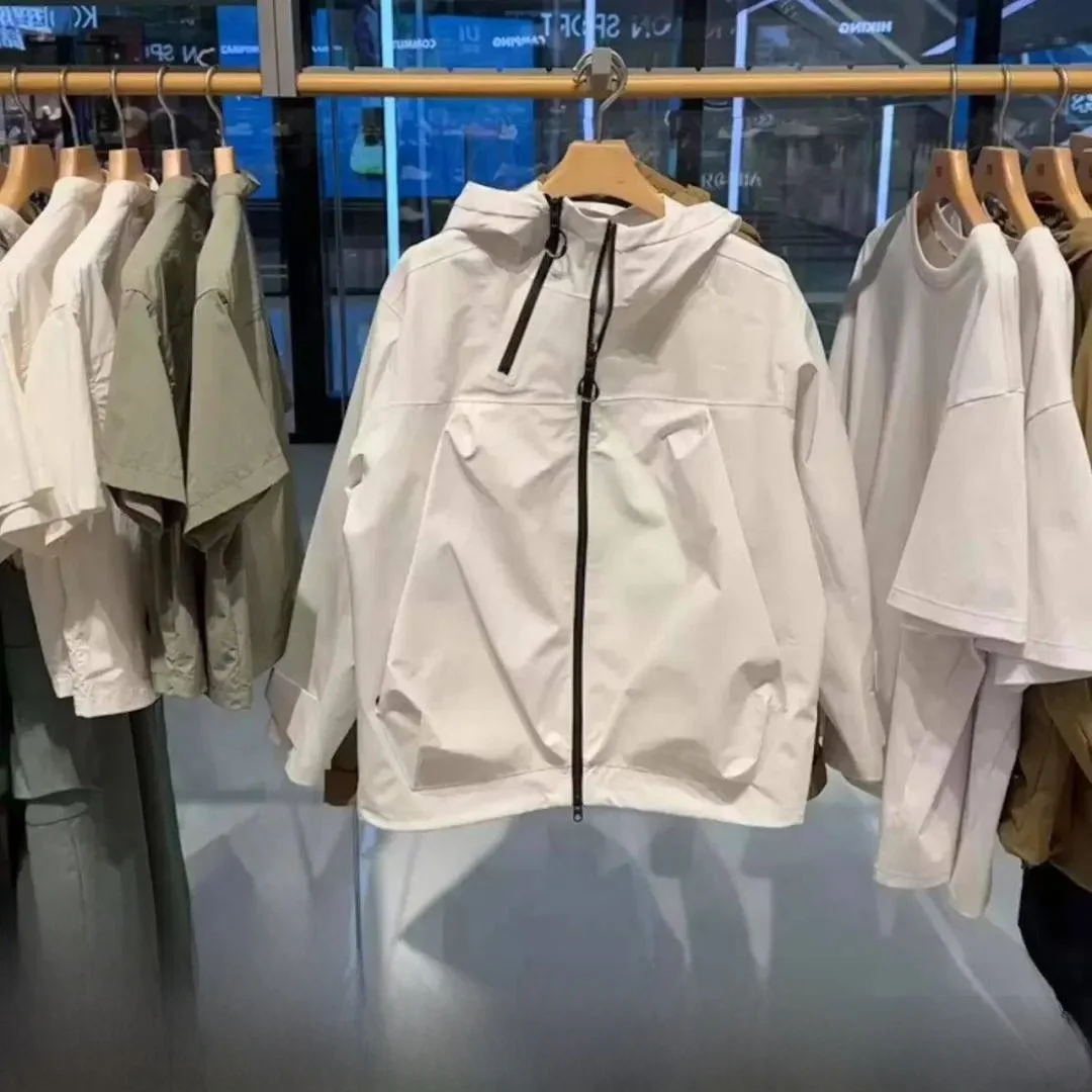 

Высококачественный полный жирный клей серии k, 3D пошив, жесткий, ell, водонепроницаемый, с капюшоном, осенняя верхняя одежда, полиэфирное волокно