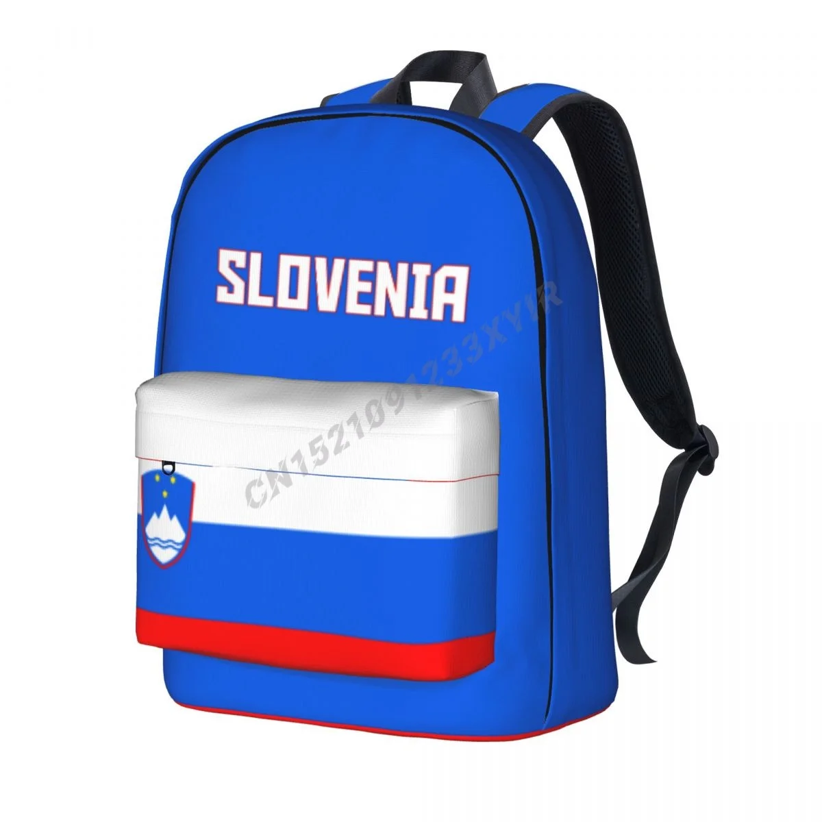 Unisex Backpack Slovenia Flag Slovenian Stitch Schoolbag Messenger Bag Case Laptop Travel Bag Mochila Gift