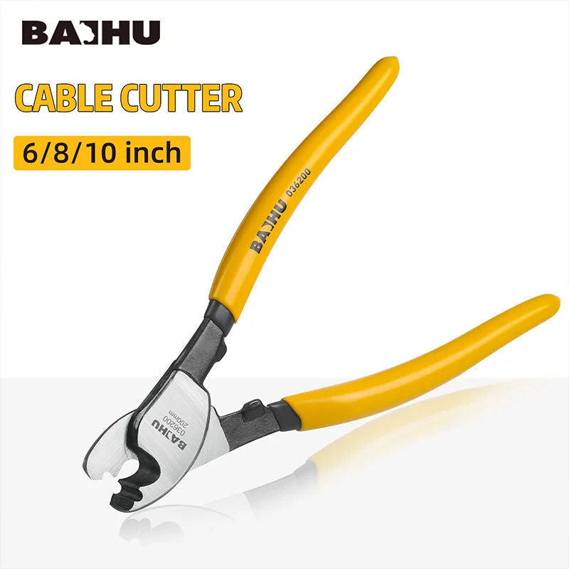 Insulated Cable Cutter Electrician Professional Pliers Shock Wire Stripper Tool Pliers Cable Scissors