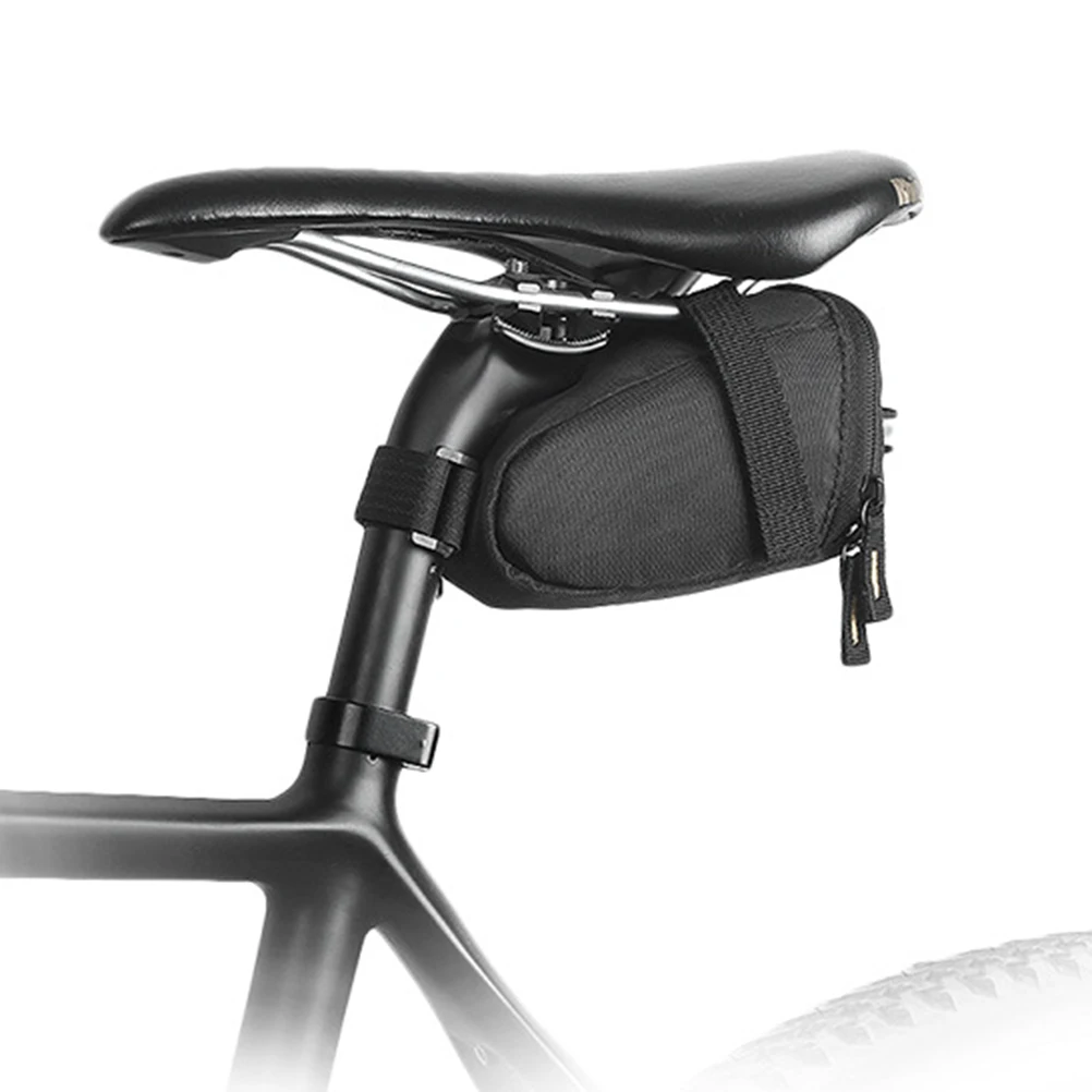 

Waterproof Bike Rear Saddle Bag Storage Seat Post Tail Pouch Cycling Seat Pack For Road Mountain Bikes Reflective Strips Easy