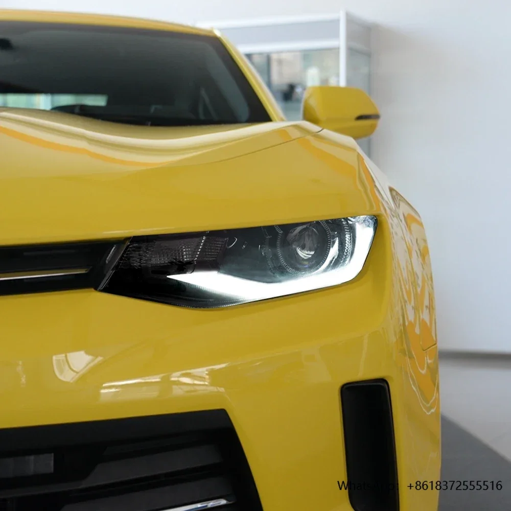 

X Auto Headlights For Chevrolet Camaro 2016-2019 LED Car Front Lamps Assembly Upgrade Projector Lens Dynamic Streamer Accessorie