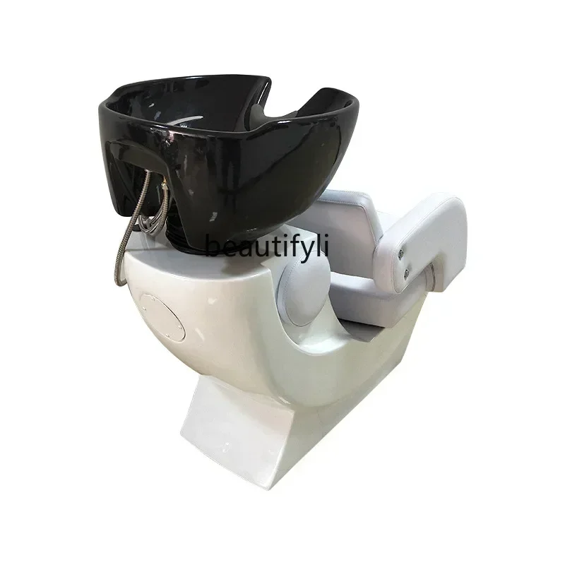 

Yh29 Semi-reclining shampoo bed Hair salon Special hair salon Shampoo flush bed Sitting shampoo chair