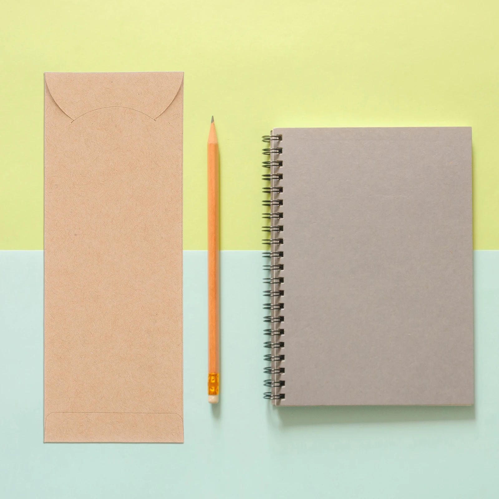

10pcs Vintage Kraft Paper Bookmark Envelopes Protectors DIY Blank Holders Cardboard Sleeve Pen Pouch Mini for School