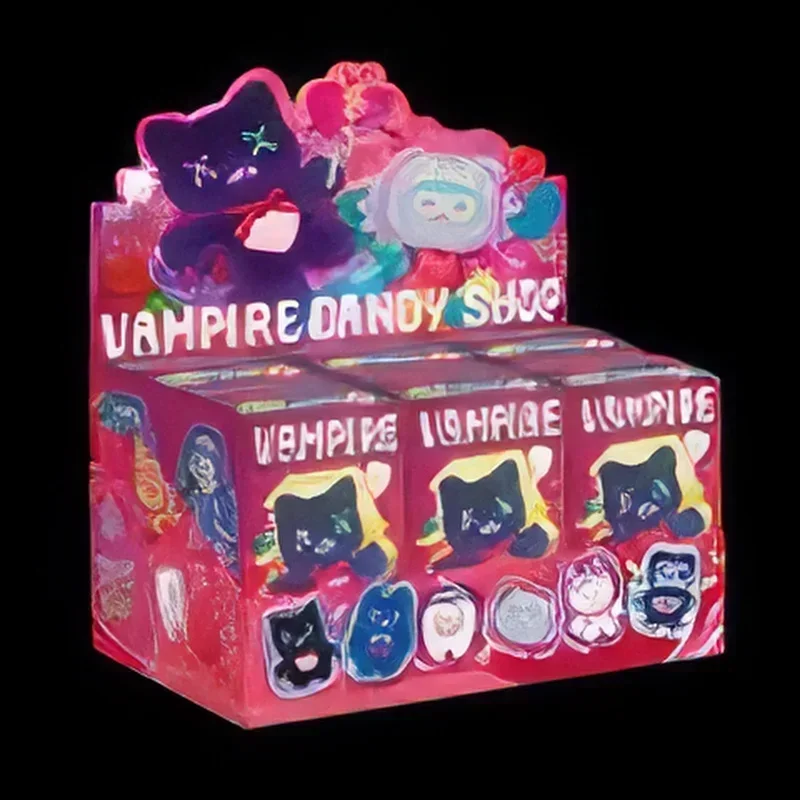 Mystery Box VINDING EENHOORN ShinWoo Vampire Candy Shop Series Vinyl Blind Box Toy Kawaii Anime Action Figure Caixa Surprise