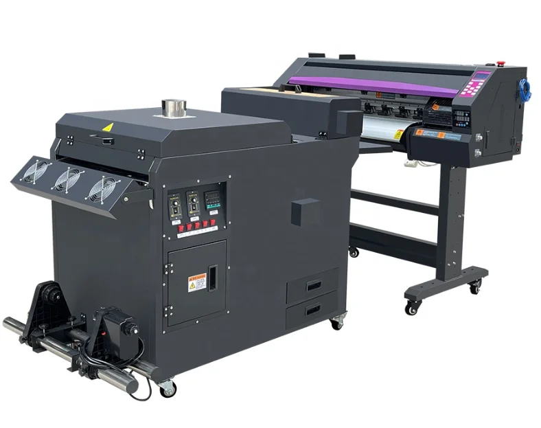 digital textile dual xp600 i3200 heads imprimeur 60cm dtf i3200 roll inkjet printers transfer