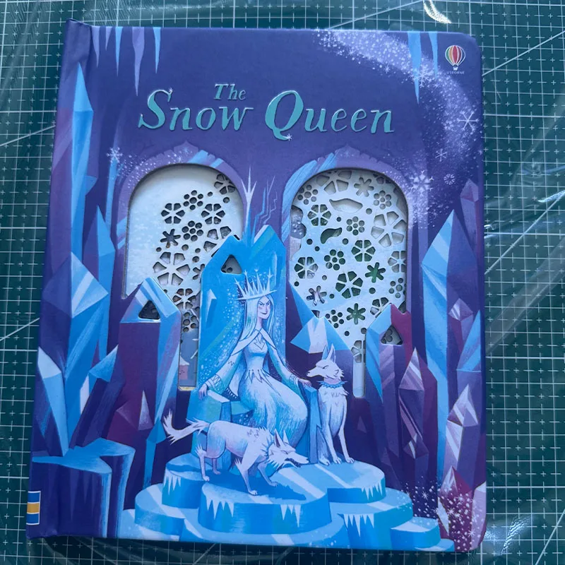 Peep Inside a Fairy Tale The Snow Queen English Educational 3D Flap Picture Books Children  Reading English Book
