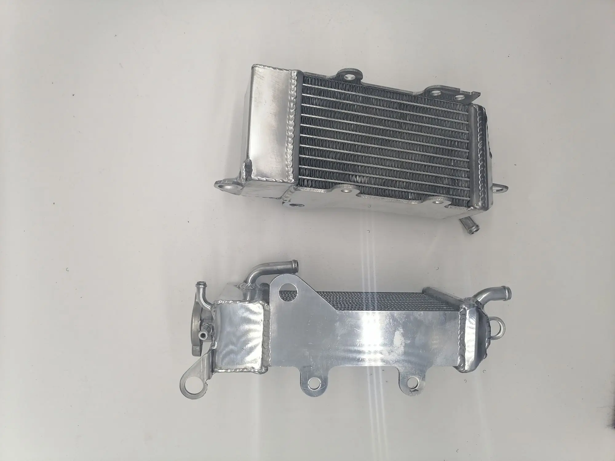 For 1984 Honda CR125R CR250R CR 125 250 R Aluminum Radiator Cooler Cooling Coolant