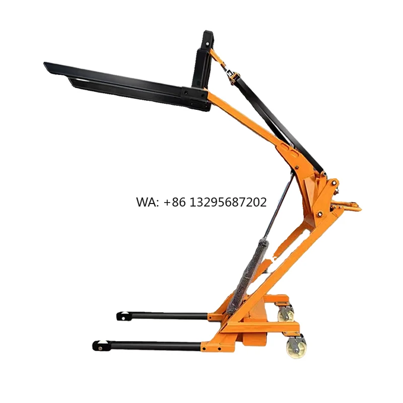 

Small 500Kg Electric Pallet Fork Lift Truck Warehouse Crank Arm Hydraulic Forklift for Loading and Unloading