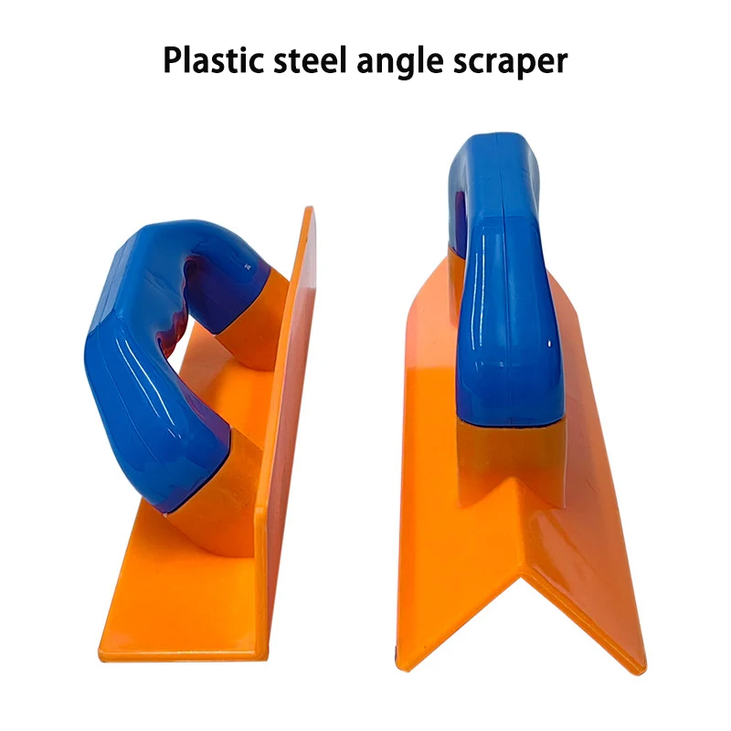 Internal and External Angle Plastic Steel Scraper Angle Puller Putty Scraper Plastering Painting Decoration